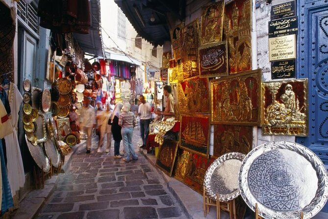 Picturesque Village Of Sidi Bou Said + Tunis Old Medina - Tunis Old Medina: Djamaa-ez-Zitouna and a souk loop you can follow
