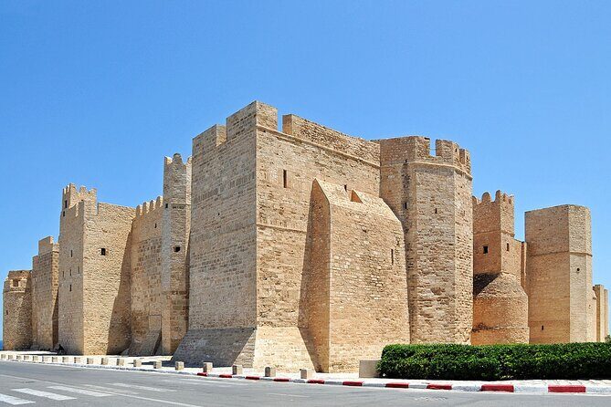 Private half-day excursion to the authentic Monastir - Stop 3: Ribat of Monastir—fortress walls, watchtowers, and coastline views
