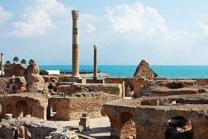 Private tour: Medina,Carthage ,Sidi Bou Said, Bardo Museum+lunch - Stop 3: Carthage ruins with UNESCO focus and coastline views